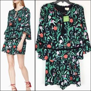 Kate Spade Romper with hummingbird pattern